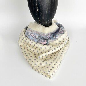 Vintage Fringe Bandana Scarf Headband Boho Hippie Bohemian Coastal Cowgirl Y2K